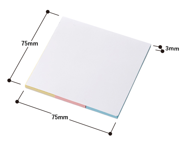 カスタムデザイン付箋(S)(3点) TF-0111-333 ふせん 名入れ特徴2