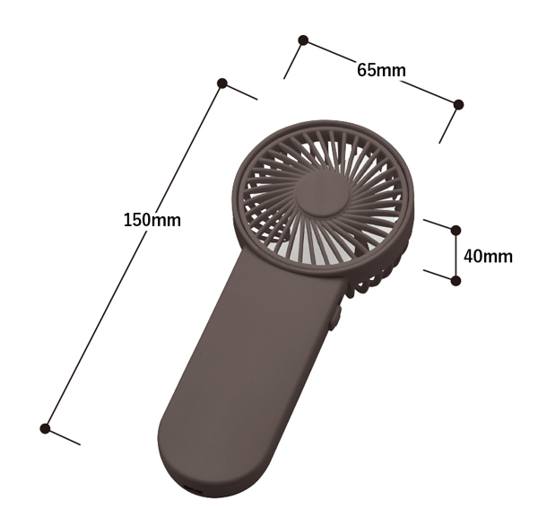 ポータブルハンディシンプルファン TC-0010 名入れ商品特徴4