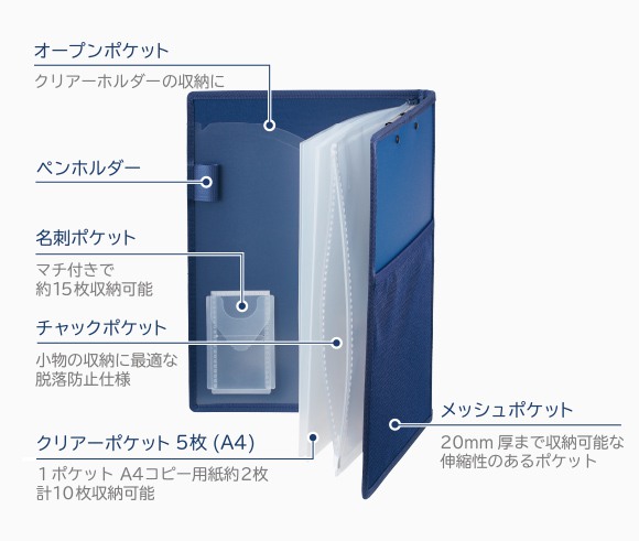 オールイン クリップボード 名入れ特徴4